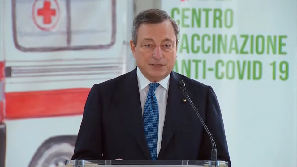 Nel video l'intervento del presidente Draghi