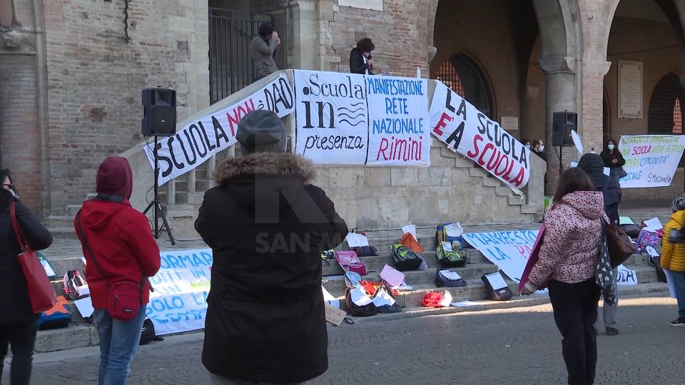 Protesta a Rimini