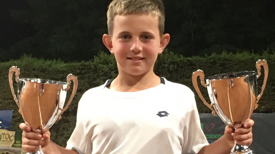 Dennis Spircu vince singolare e doppio ai campionati regionali pugliesi under 12