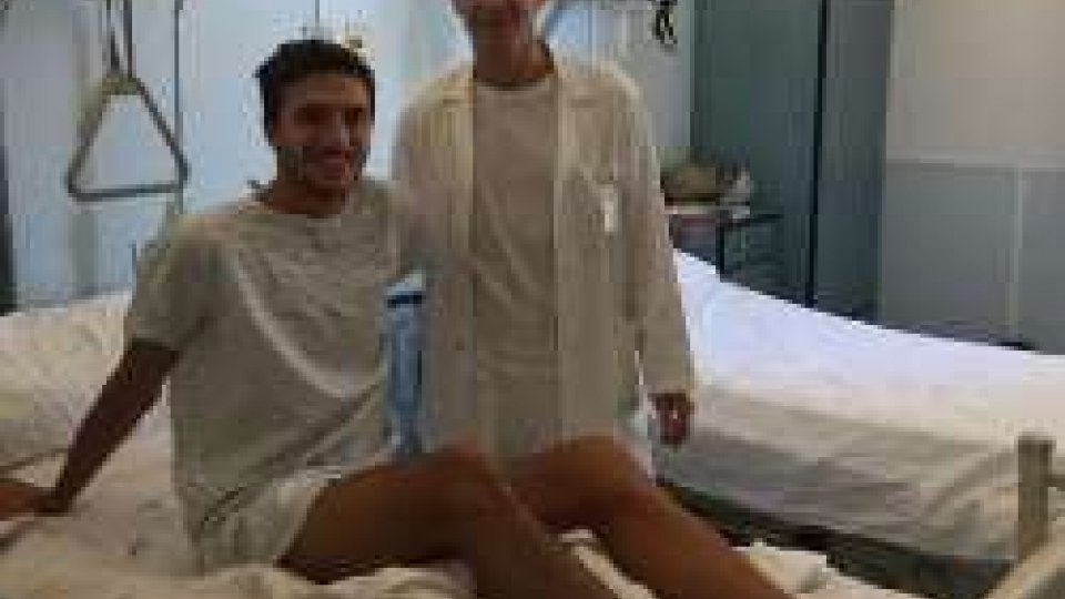 Santarcangelo: Filippo Penna operato al ginocchio