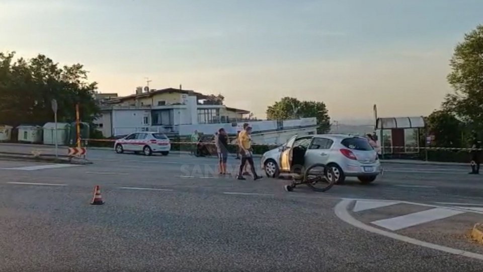 Scontro Domagnano: trasferita al Bufalini la ciclista sammarinese, non è in pericolo di vita