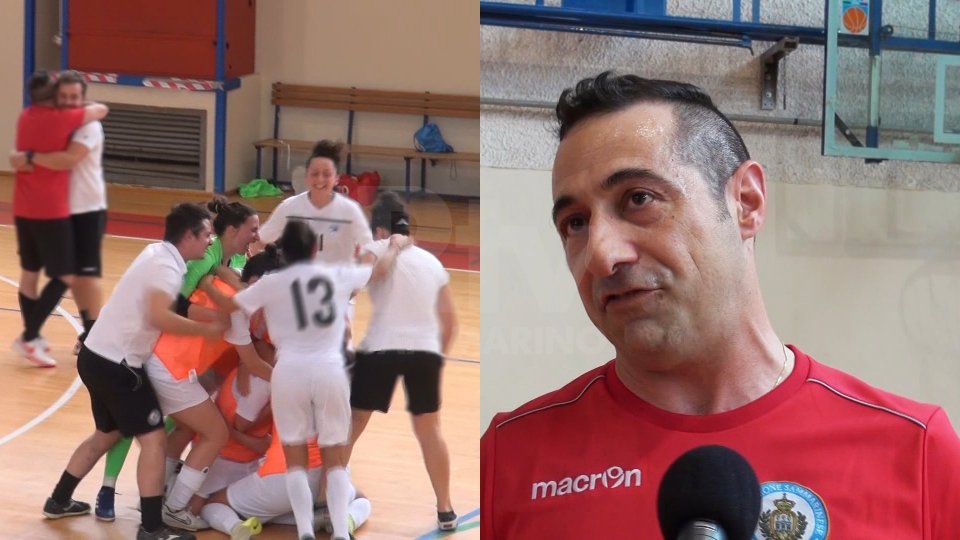 Nel servizio l'intervista a Gabriele Cellarosi, allenatore San Marino Academy (futsal femminile)