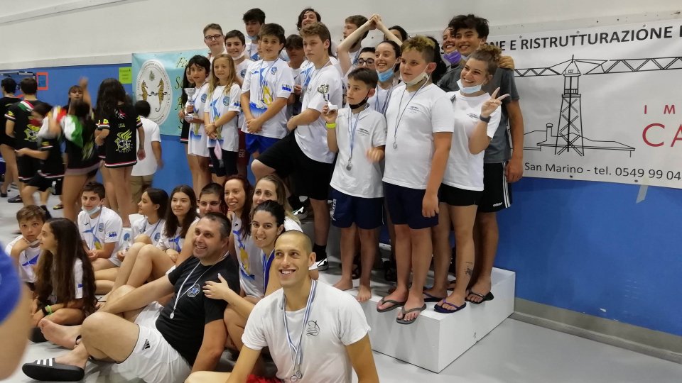 Nuoto Pinnato: Domus San Marino vince il triangolare sul Titano