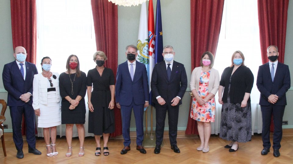 Delegazione della Commissione Affari Esteri in visita alla Commissione Croata