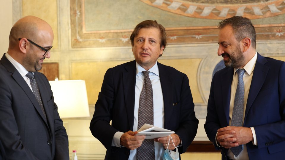 Il Sottosegretario Pierpaolo Sileri incontra i Segretari di Stato Luca Beccari e Roberto Ciavatta
