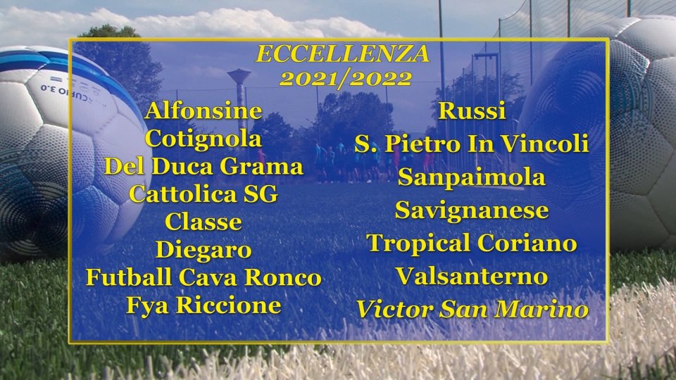 Eccellenza: ecco il girone del Victor San Marino