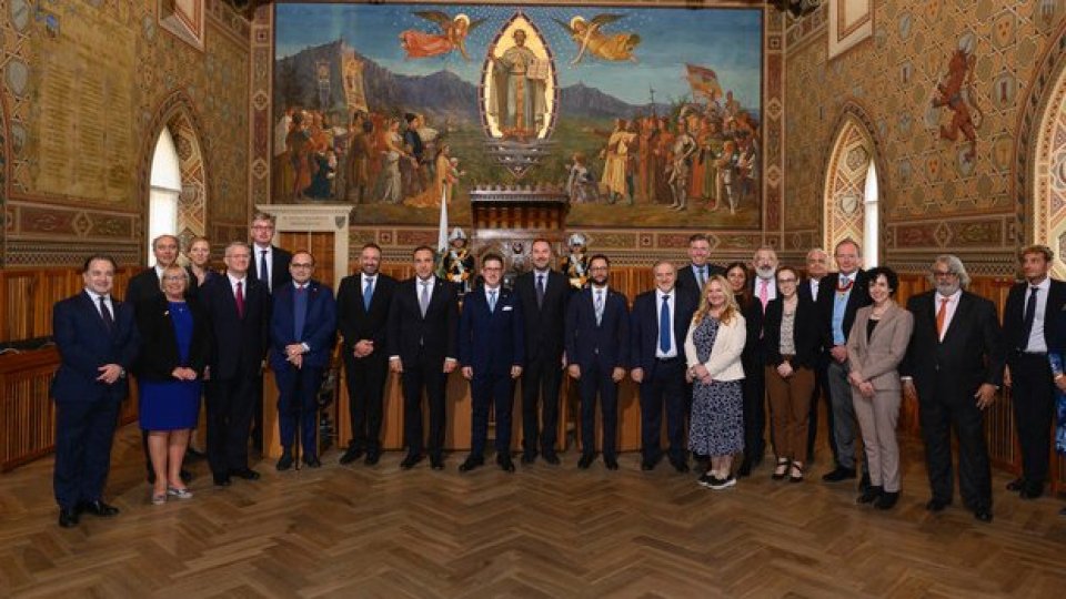 A San Marino  la Delegazione del Gruppo di Amicizia Interparlamentare e del Parlamento Britannico e di alcuni imprenditori britannici