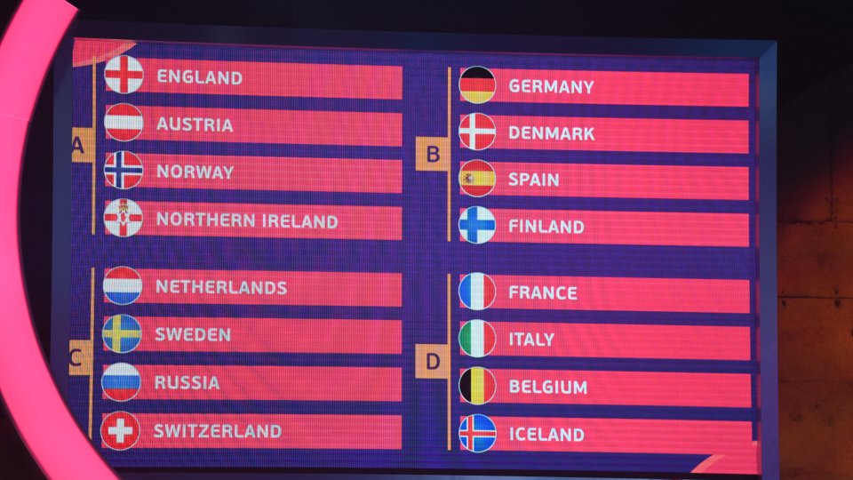 Euro 2022: le Azzurre di Milena Bertolini con Francia, Islanda e Belgio