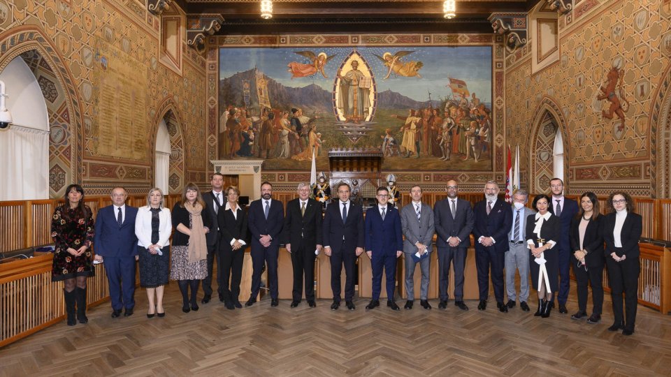Visita del gruppo amicizia interparlamentare Croazia-San Marino