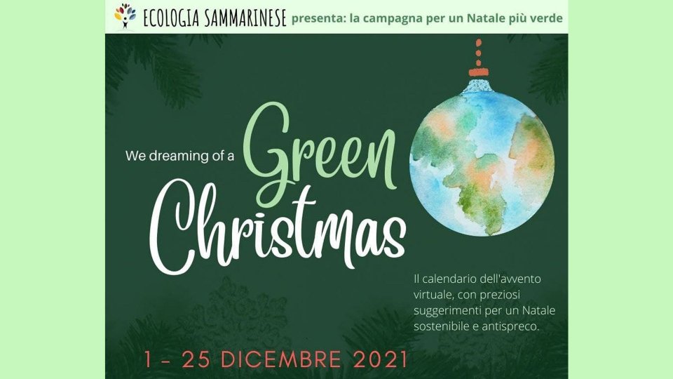 Ecologia Sammarinese lancia la campagna social "We dreaming of a Green Christmas": la rubrica pop-up di suggerimenti e cultura sostenibile per un Natale più verde