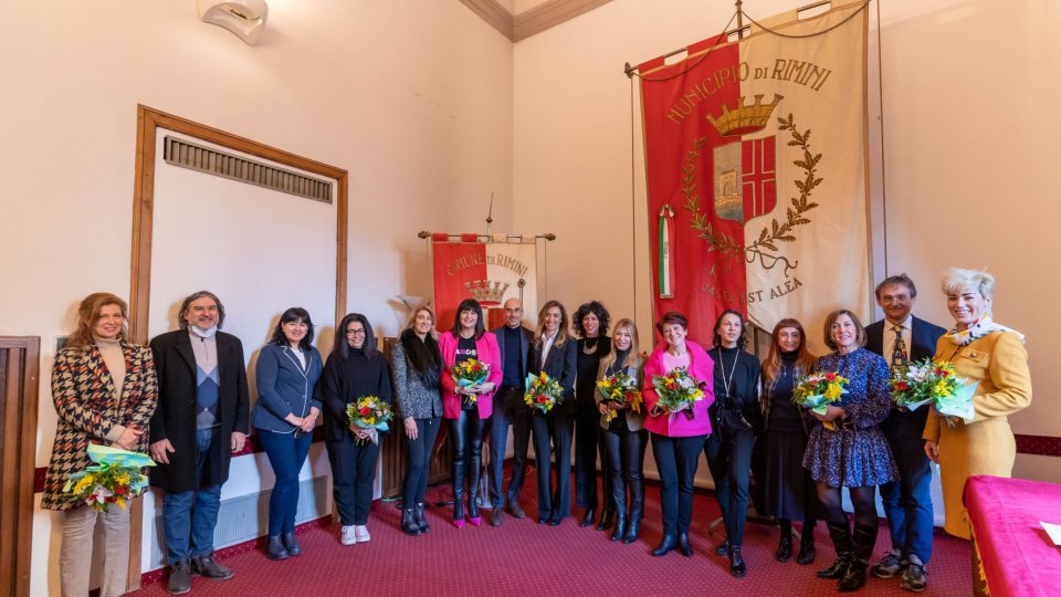 Otto donne imprenditrici premiate dal Comune di Rimini in occasione del centenario della giornata internazionale della donna