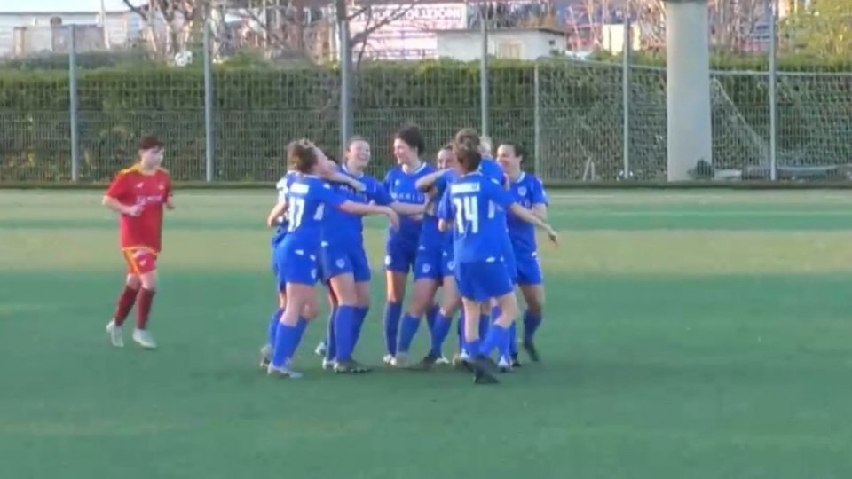 Femminile: la San Marino Academy vince il recupero con la Roma CF