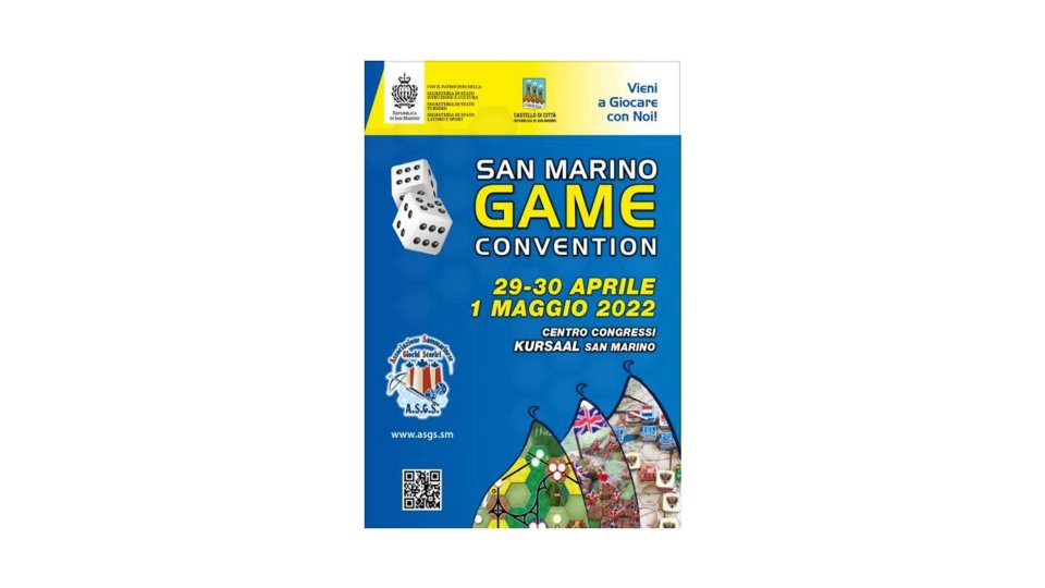 Dal 29 Aprile al 1 Maggio la SAN MARINO GAME CONVENTION 2022