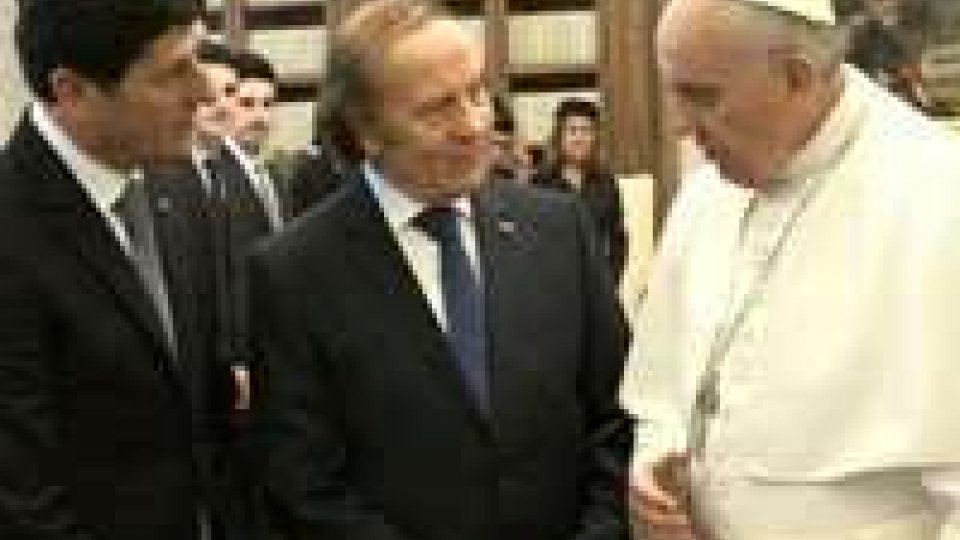 Città del Vaticano: la Reggenza in udienza dal Papa. Colloquio di 24 minuti