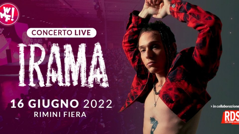Irama ospite con un Set Live sul Mainstage del WMF2022