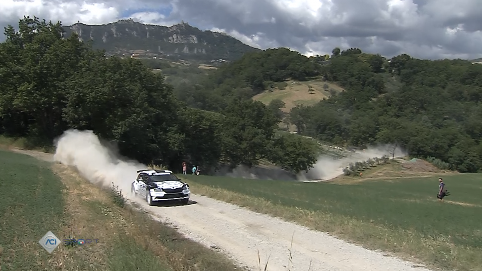 Nikolay Gryazin sta dominando il Rally di San Marino
