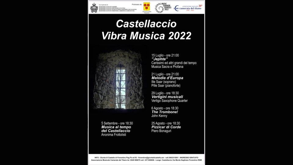 Al via Castellaccio Vibra Musica 2022