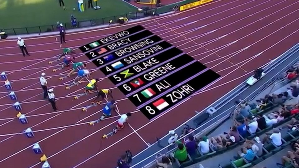 Oregon 2022: storico risultato di Sansovini nei 100 metri, il Titano si ferma al secondo turno