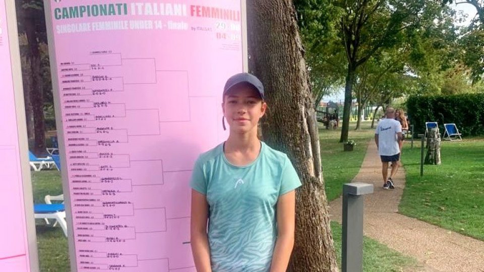 Talita Giardi ha superato il primo turno ai Campionati Italiani Under 14