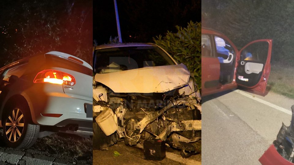 Tre sinistri nella serata a Rimini: auto quasi tutte distrutte
