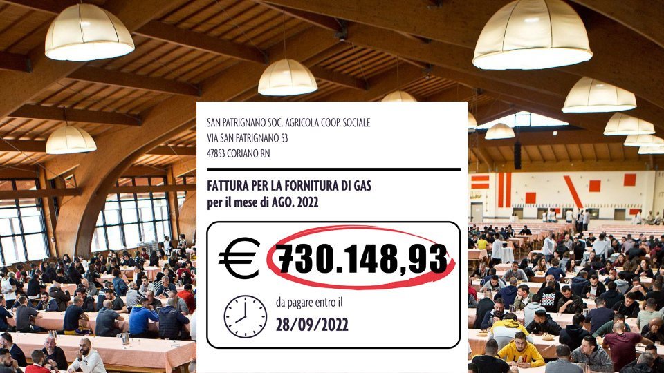 Costi energetici: in agosto a San Patrignano una bolletta del gas da 730mila euro