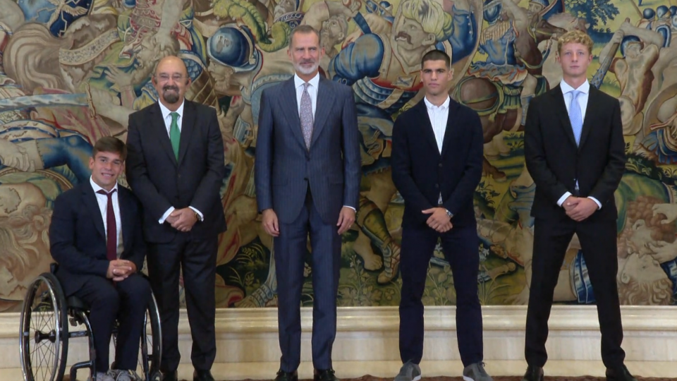 Alcaraz ha ricevuto le congratulazioni di Re Felipe VI di Spagna