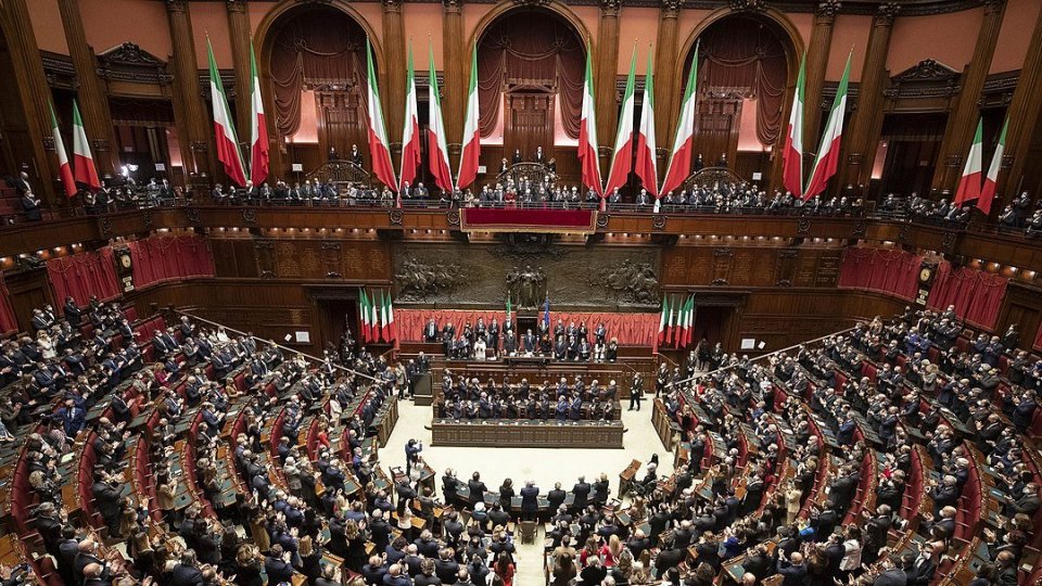 In foto: il Parlamento riunito in seduta comune. Immagine di @Quirinale.it