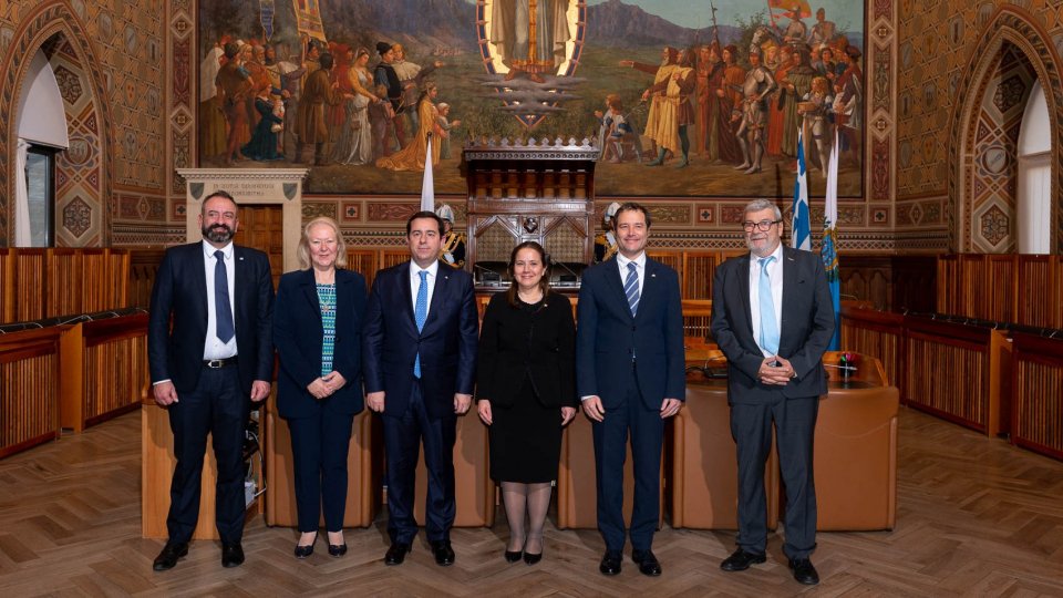 A San Marino la visita ufficiale del Ministro per l'Immigrazione e l'Asilo della Repubblica Ellenica Notis Mitarachi