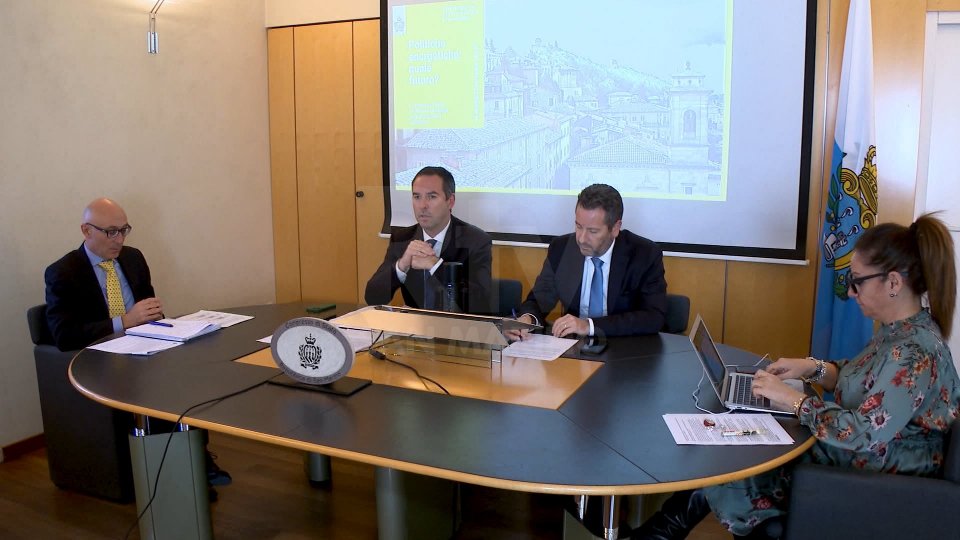 La conferenza stampa dei Segretari Teodoro Lonfernini e Marco Gatti