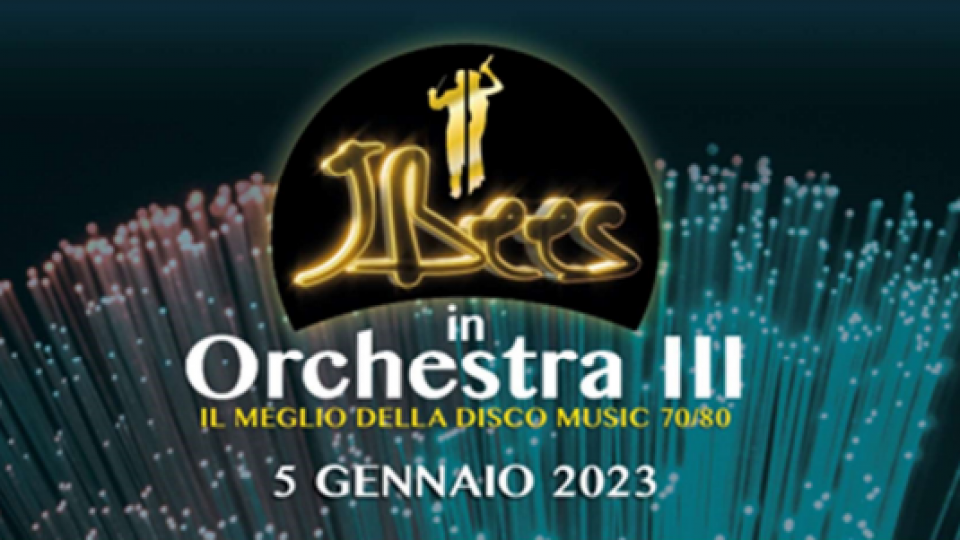 Presentato il concerto spettacolo JBEES IN ORCHESTRA III - Il meglio della Disco Music 70/80 in programma Giovedì 5 gennaio 2023