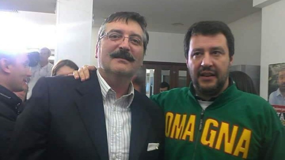 Marco Fiori e Matteo Salvini (facebook)