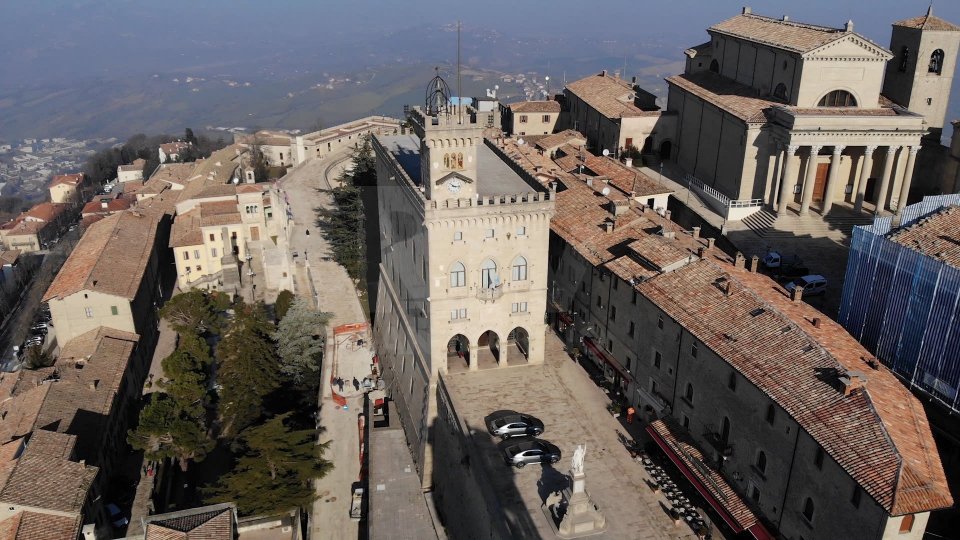 Palazzo Pubblico di San Marino. Immagine di repertorio