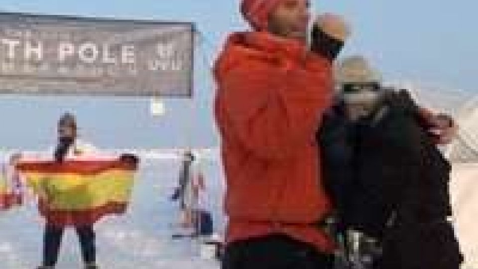 Maratona al Polo Nord: vincono due fidanzati