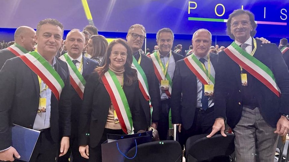 da destra Gianluca Ugolini, Stefano Zanchini, Daniele Morelli, Lorenzo Grilli, Stefania Sabba, Fabiano Tonielli, Fabrizio Piccioni