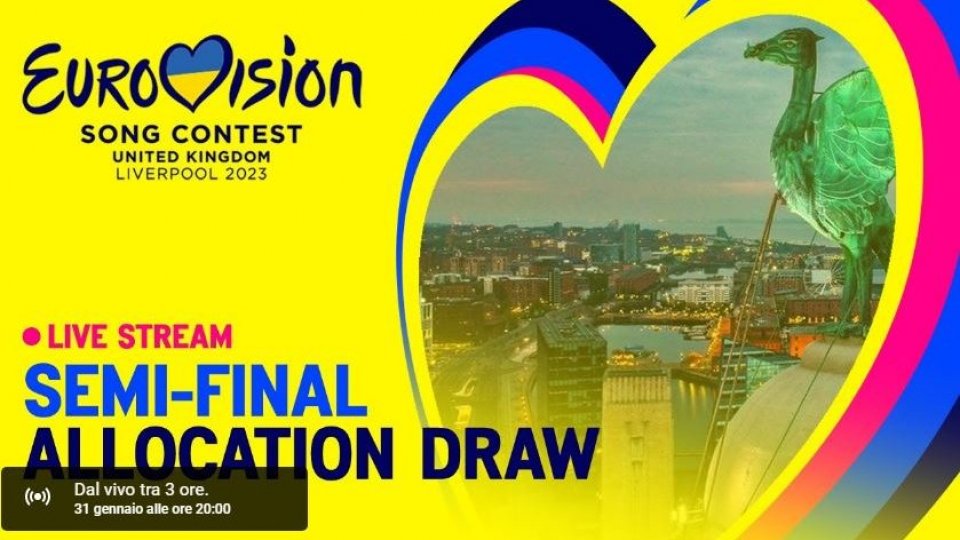 Eurovision Song Contest 2023: in diretta il sorteggio delle semifinali