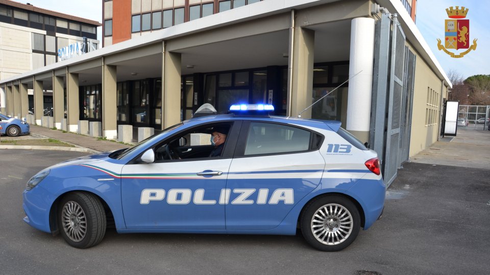 Polizia di Stato di Rimini. Immagine di repertorio