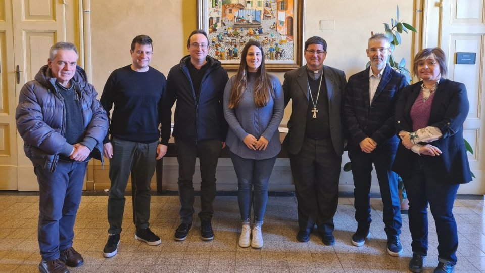 Il nuovo Vescovo di Rimini Nicolò Anselmi in visita istituzionale a Santarcangelo