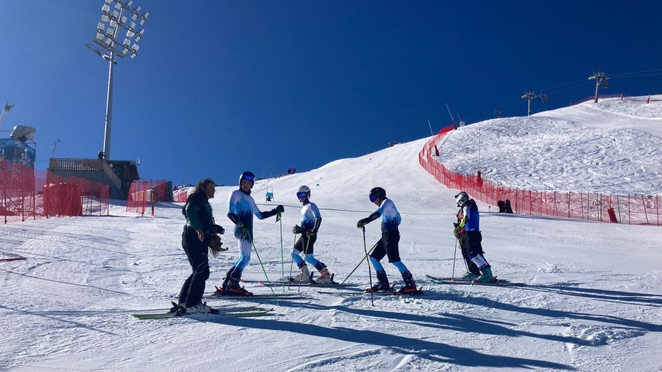 La squadra sammarinese è pronta per i Mondiali di sci alpino
