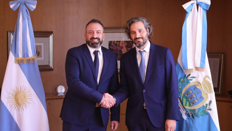 Il Segretario di Stato Luca Beccari incontra il Ministro degli Esteri argentino