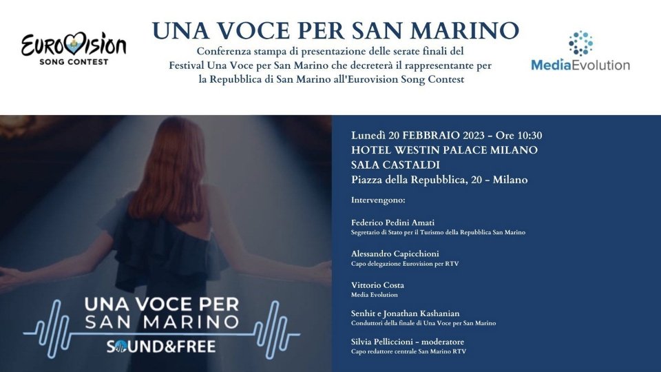 Una Voce per San Marino: conferenza stampa di presentazione delle serate finali