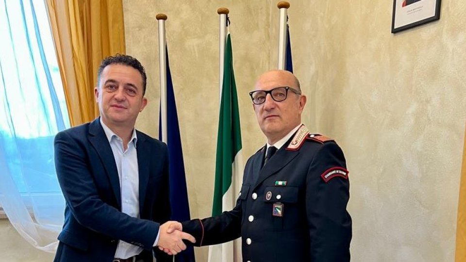 Il sindaco Piccioni ha incontrato nuovo comandante dei Carabinieri Roberto Santone