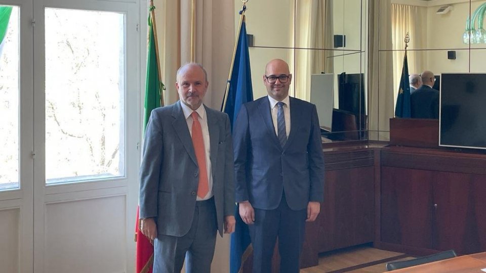 Il Segretario di Stato Roberto Ciavatta ha incontrato a Roma il Ministro  della Salute italiano Orazio Schillaci