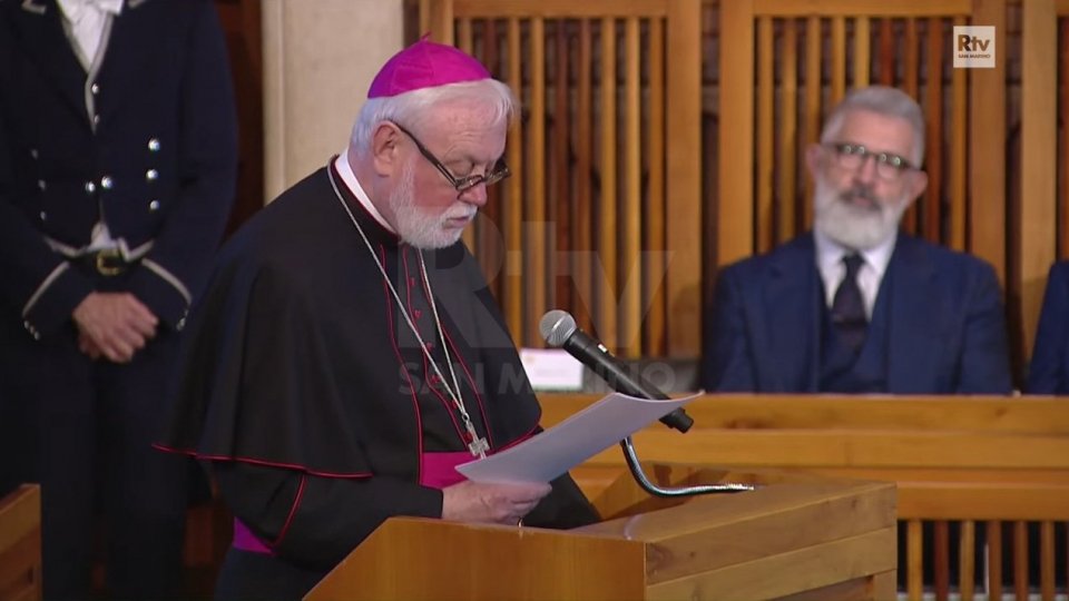 L'Orazione di Mons. Gallagher: 'San Marino tesoro di democrazia e libertà'