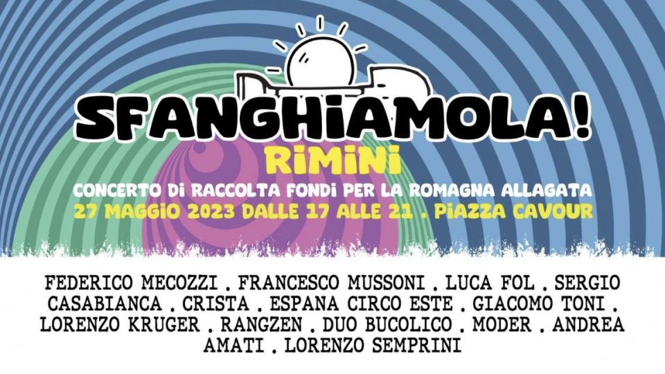 "Sfanghiamola!" : il concerto per la Romagna