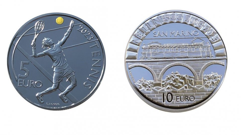 San Marino emetterà due nuove monete in argento proof, una sarà dedicata ai 30 anni degli Internazionali di tennis, l’altra al 15esimo anniversario dell’inserimento di San Marino nel Patrimonio UNESCO