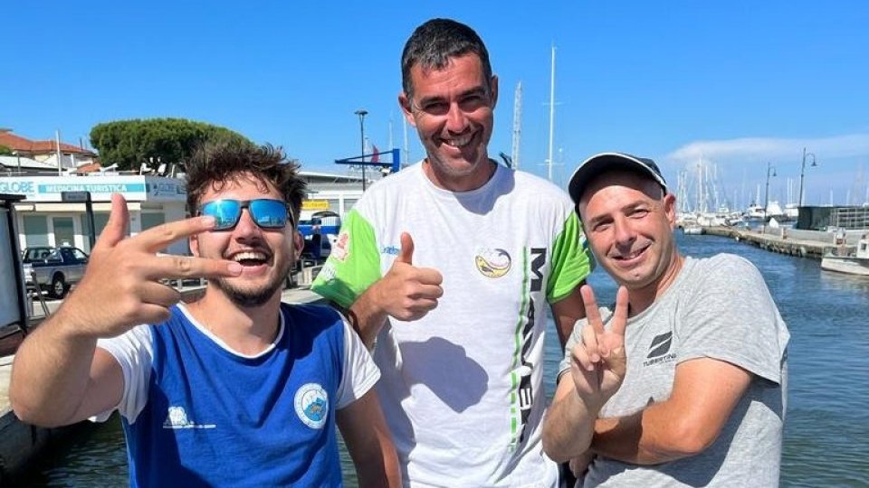 Weekend ricco di eventi per la pesca sammarinese, Federico Soldati vince il campionato "mare da natante"