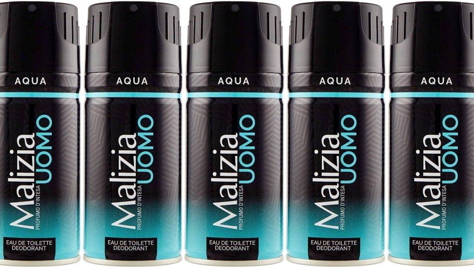Allerta Rapex: deodorante Malizia uomo 'Aqua' ritirato per sostanze pericolose
