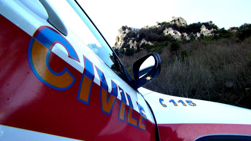 Polizia Civile di San Marino: incidente a Domagnano