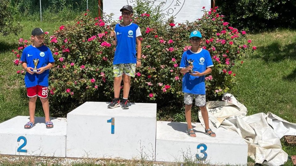 Il podio del Campionato Sammarinese under 11