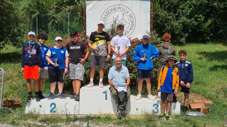 Pesca Sportiva: i risultati del Campionato Sammarinese U11, U15 e U20